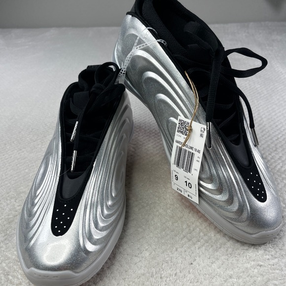 Adidas Harden Volume 10 AS Silver Metallic  Mens Basketball Shoes HP2345 SZ 9 main image 7